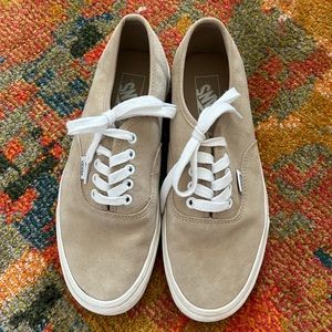 Vans Beige lace up sneakers - SZ 10